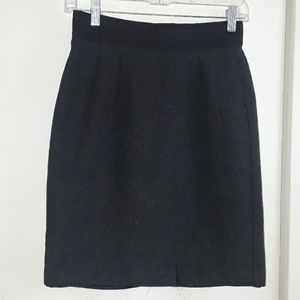 Wool mini skirt